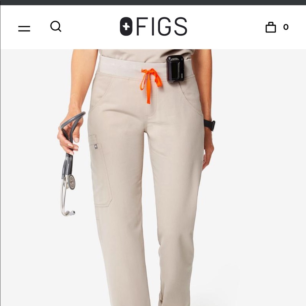 NWT L Boulder Figs Kade Cargo